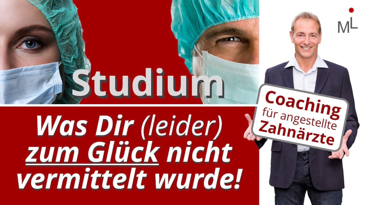 5 Dinge, die Zahnärzten im Studium (leider) zum Glück nicht vermittelt wurden Entdecken Sie die 5 Dinge, die Zahnärzte im Studium leider nicht vermittelt wurden. Erfahren Sie, welche wichtigen Aspekte der Praxis nicht Teil des Lehrplans sind und wie Sie sich dennoch darauf vorbereiten können.